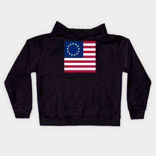 Betsy Ross flag Kids Hoodie